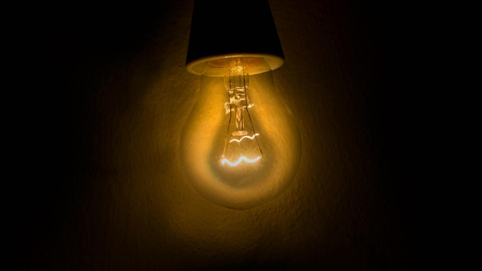 Yellow Light Bulb