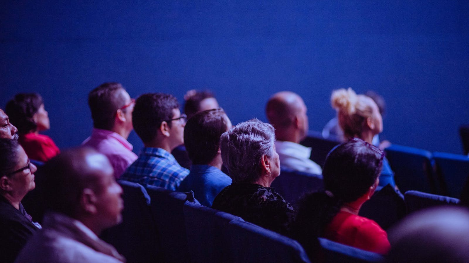 People Sitting on Chairs in an Auditorium