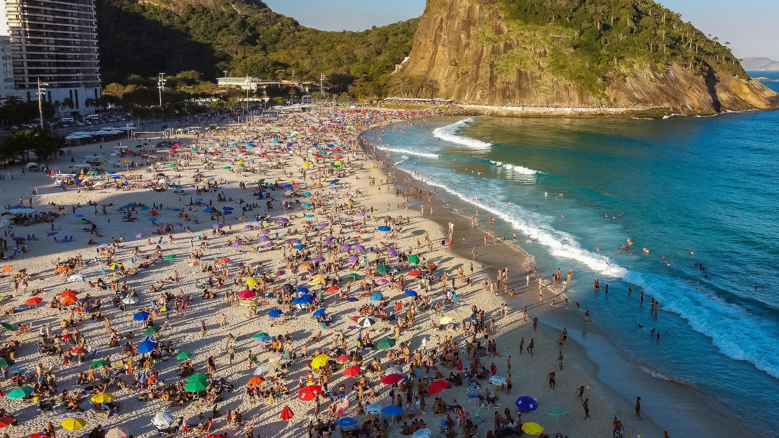 Crowd on Beach